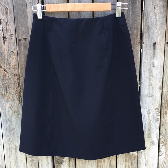 Prada Vintage Pencil Techno Stretch Skirt Blue 38 - Picture 8 of 12